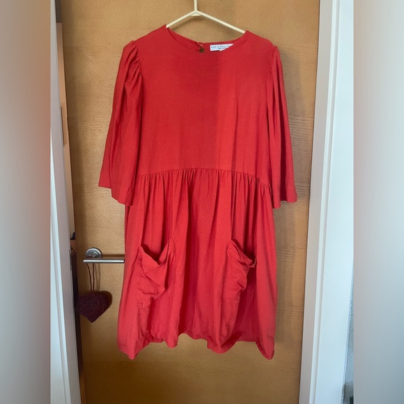 Chimney Swift Dress in Poppy - Picture 7 of 10